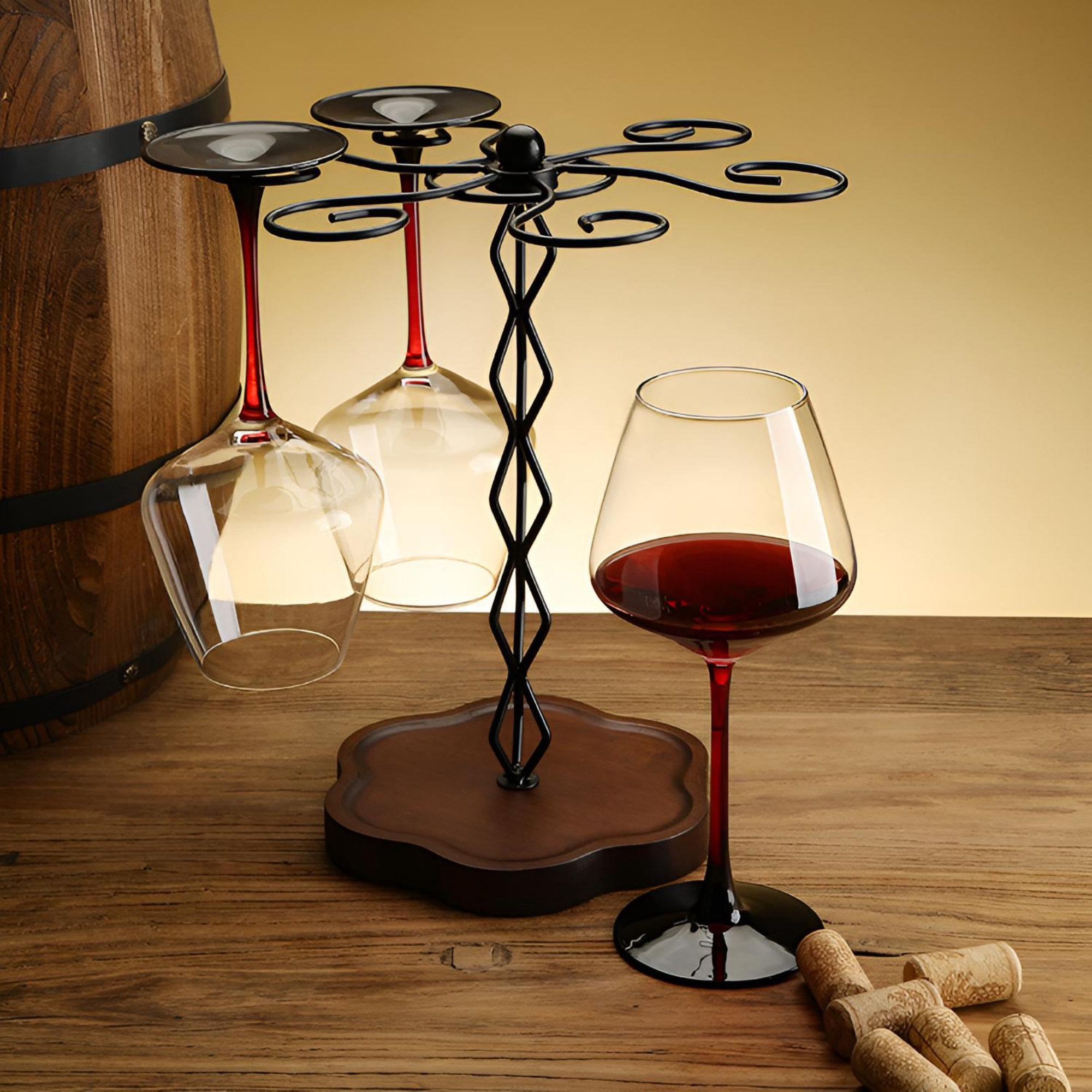 wine and cup holder